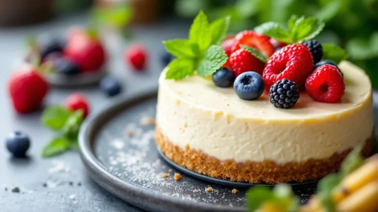 Geen oven nodig: het geheime ingrediënt voor een luxe kwarktaart die altijd opstijft