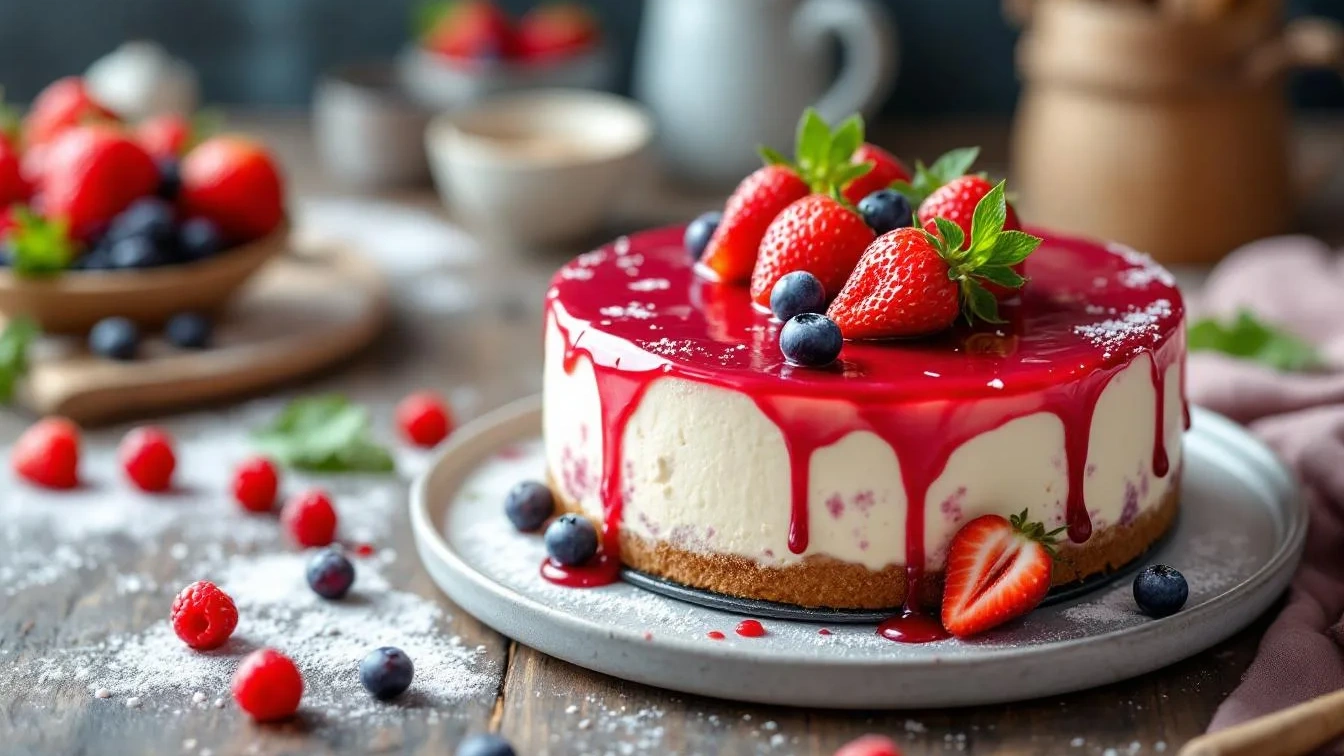 Het ultieme no-bake dessert: zo maak je een luxe kwarktaart zonder een oven aan te raken