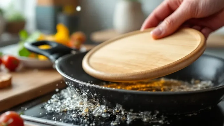 Vergeet dure gadgets: deze eenvoudige kooktip voorkomt oliespatten tijdens het bakken voorgoed