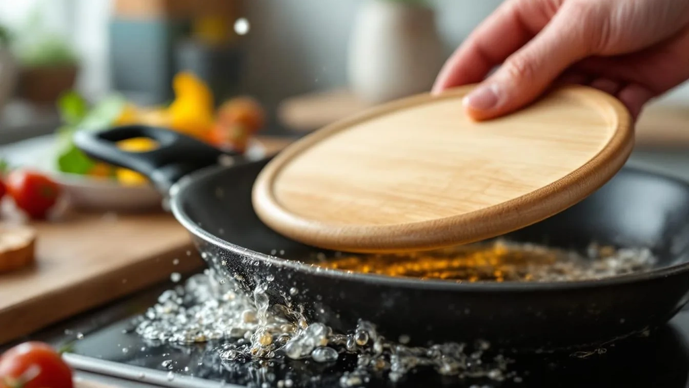 Vergeet dure gadgets: deze eenvoudige kooktip voorkomt oliespatten tijdens het bakken voorgoed