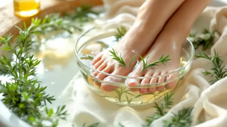 Voetbad met azijn en rozemarijn: zo reken je definitief af met voetengeur na een lange dag